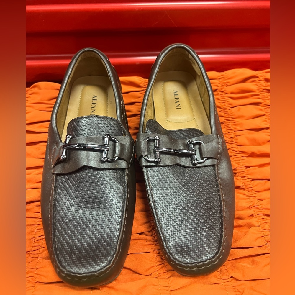 Brown Alfani Loafers Men 10.5